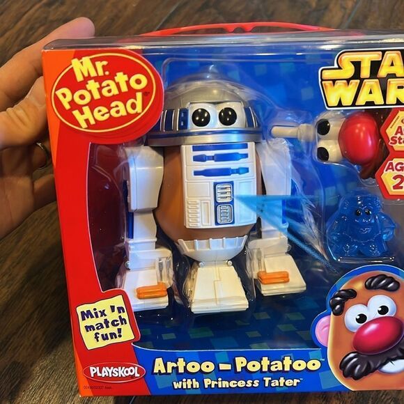 STAR WARS R2-D2 ARTOO-POTATOO  Mr. POTATO HEAD w PRINCESS Tater Change Faces - Picture 2 of 8
